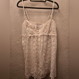 In Bloom by Jonquil Lace Camisole Top Cream Coquette Fairycore Lingerie Y2K L